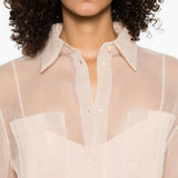 Camicia con trasparenze in rosa Ermanno Scervino - donna 