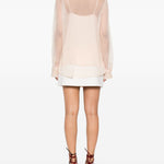 Camicia con trasparenze in rosa Ermanno Scervino - donna 