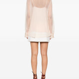 Camicia con trasparenze in rosa Ermanno Scervino - donna 