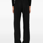 Pantaloni con coulisse in nero Ermanno scervino - donna 