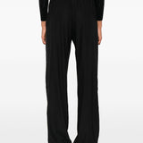 Pantaloni con coulisse in nero Ermanno scervino - donna 