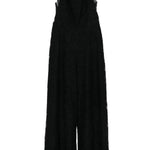 Tuta intera con scollo all'americana in nero Ermanno scervino - donna 