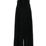 Tuta intera con scollo all'americana in nero Ermanno scervino - donna 