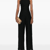 Tuta intera con scollo all'americana in nero Ermanno scervino - donna 