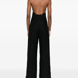 Tuta intera con scollo all'americana in nero Ermanno scervino - donna 