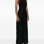 Tuta intera con scollo all'americana in nero Ermanno scervino - donna 
