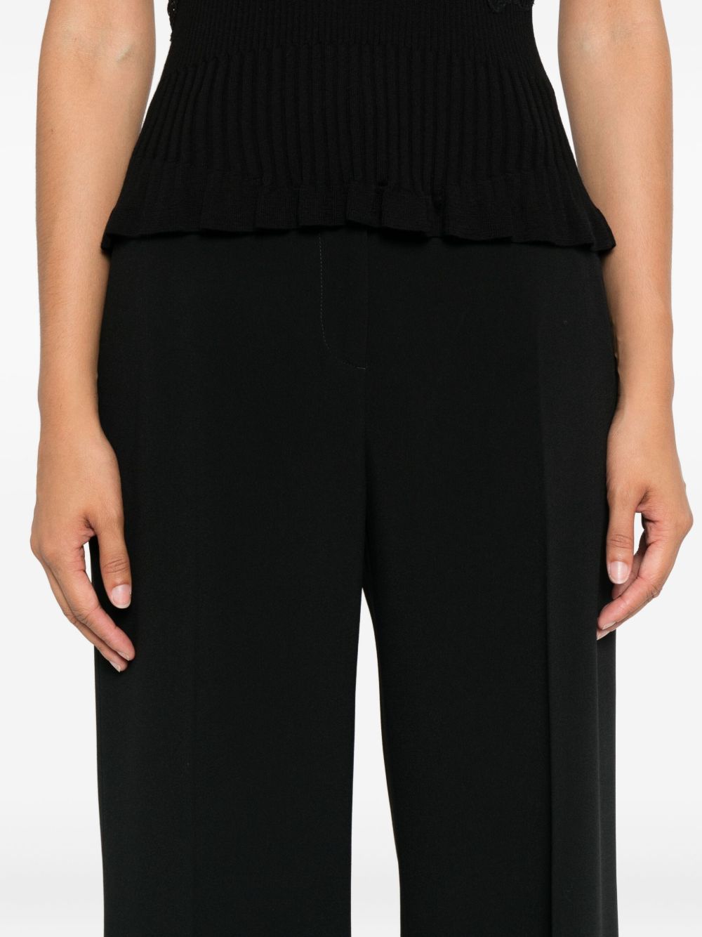 Pantaloni sartorial in nero Ermanno Scervino - donna 