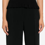 Pantaloni sartorial in nero Ermanno Scervino - donna 