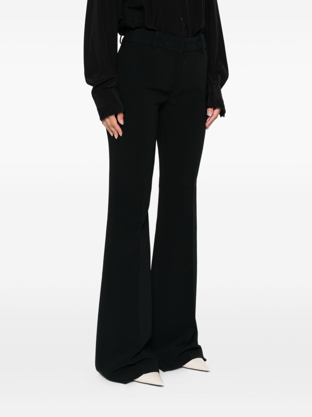 Pantaloni a vita alta in nero Ermanno scervino - donna 