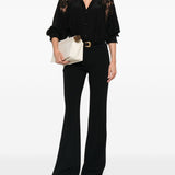 Pantaloni a vita alta in nero Ermanno scervino - donna 