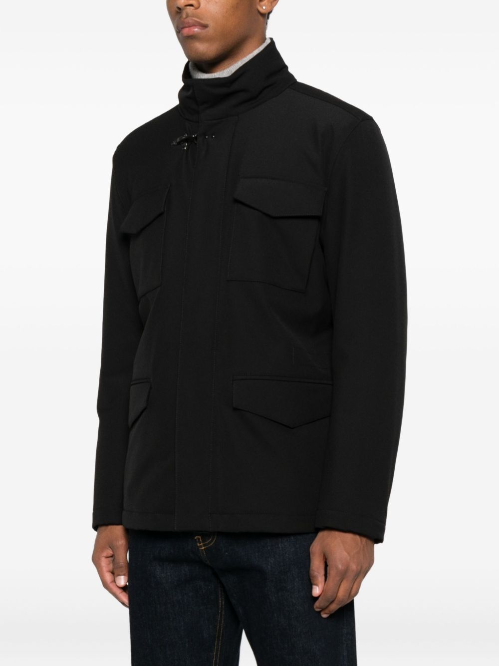 Giacca con tasche in nero Fay - uomo 