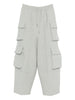 Pantaloni cargo con coulisse in grigio Feng Chen Wang - uomo