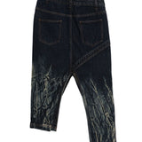Gonna midi con fantasia tie dye in blu Feng chen wang - donna 