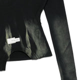 Top asimmetrico con logo in blu Feng chen wang - donna 