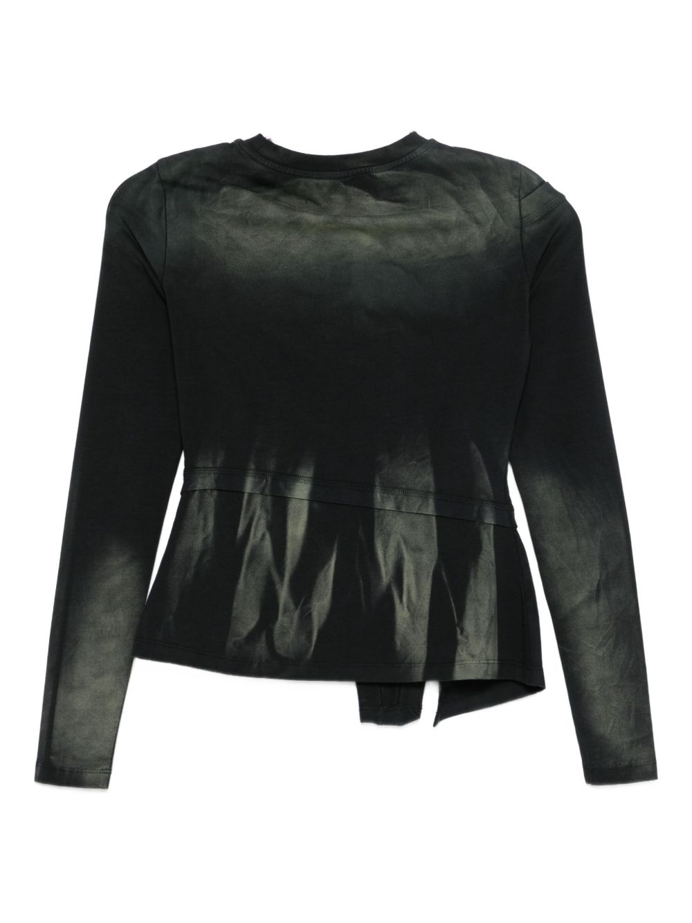 Top asimmetrico con logo in blu Feng chen wang - donna 