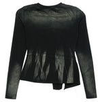 Top asimmetrico con logo in blu Feng chen wang - donna 
