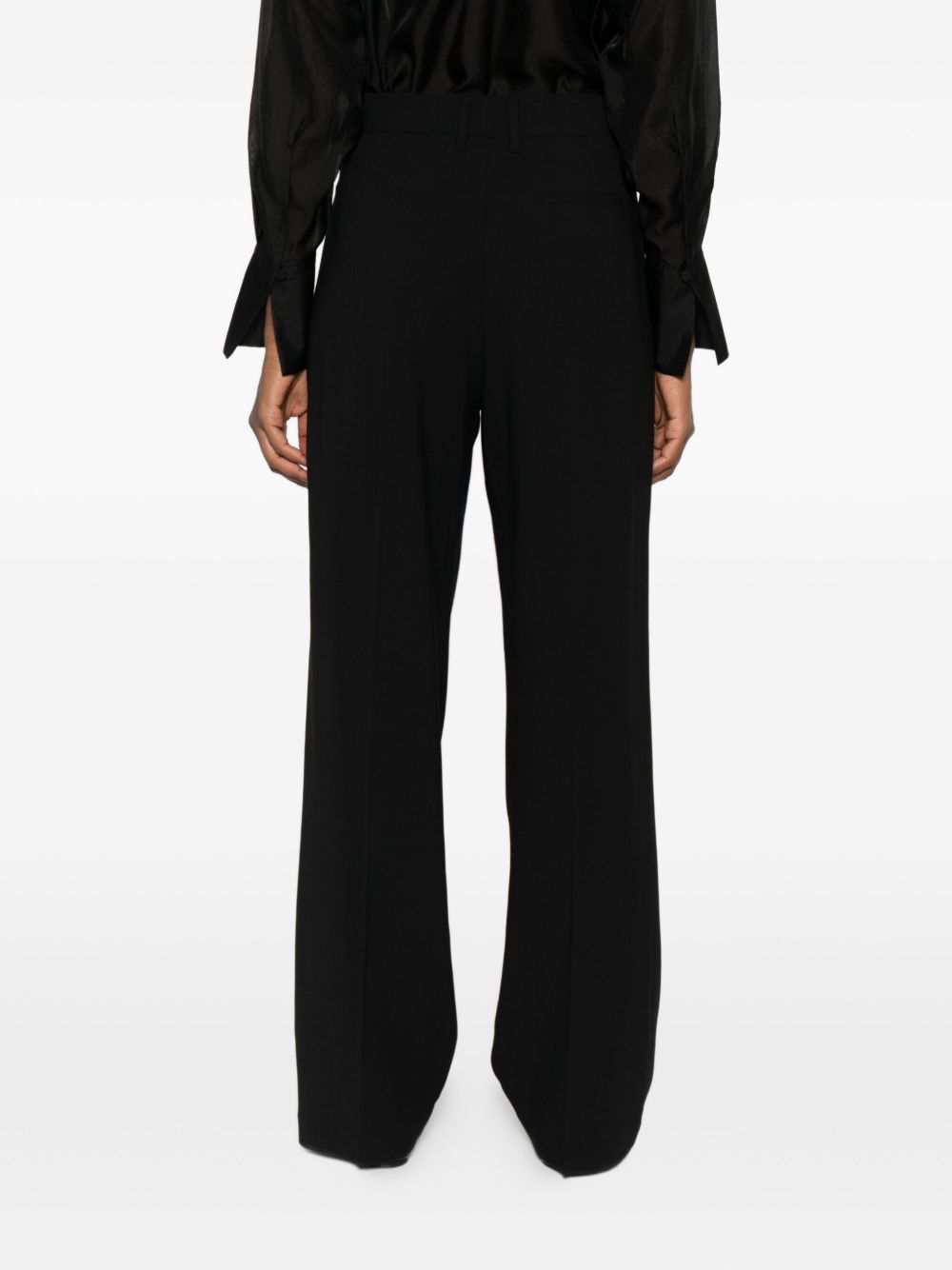 Pantaloni con pieghe in nero Forte forte - donna 