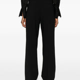 Pantaloni con pieghe in nero Forte forte - donna 