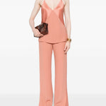Pantaloni con spacchi laterali in rosa Forte forte - donna 