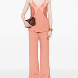 Pantaloni con spacchi laterali in rosa Forte forte - donna 