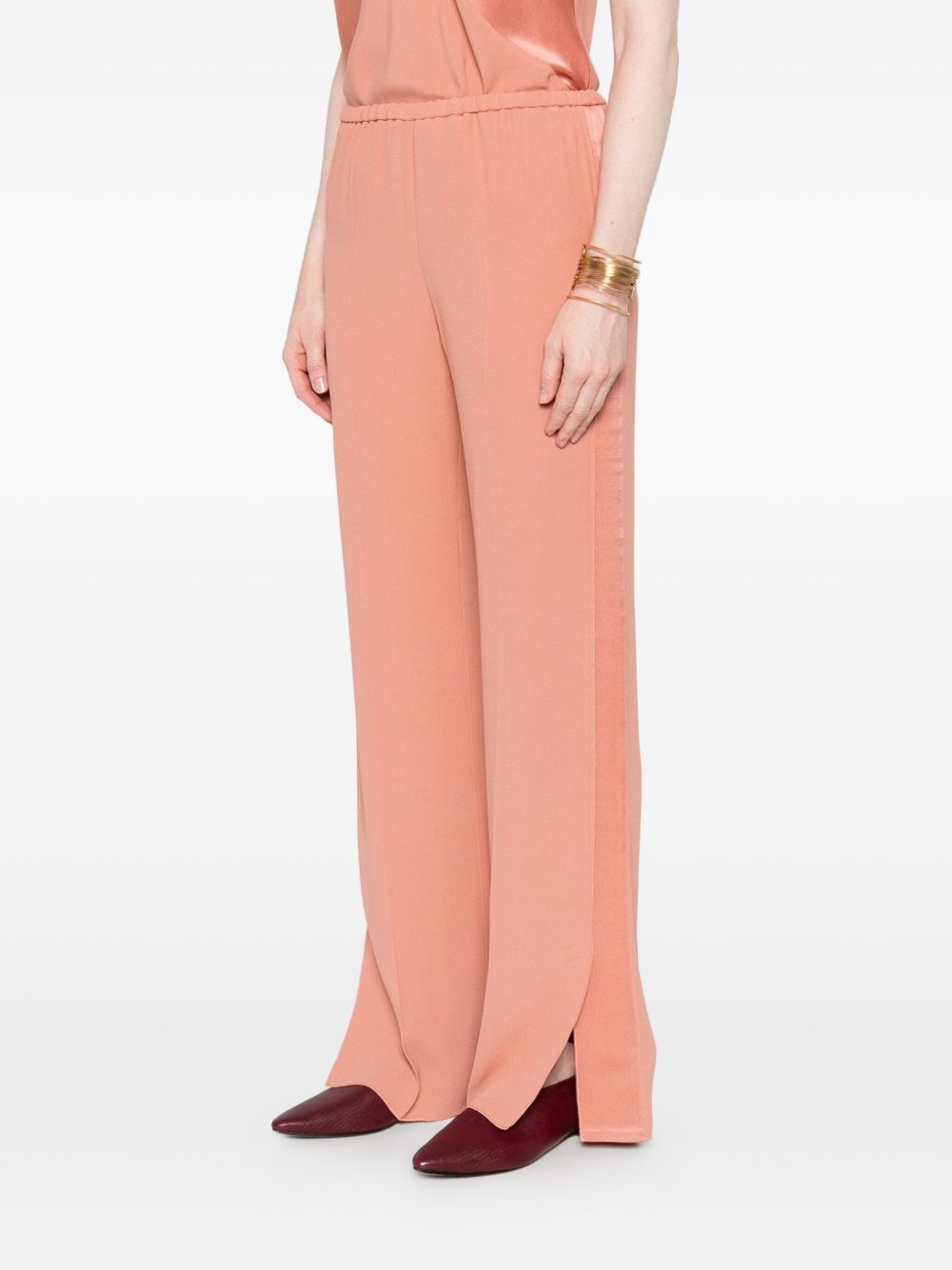 Pantaloni con spacchi laterali in rosa Forte forte - donna 