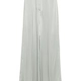 Pantaloni dritti con finitura satinata in grigio chiaro Forte Forte - donna 