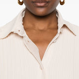 Camicia con orlo a smerlo in bianco Forte forte - donna 