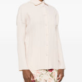 Camicia con orlo a smerlo in bianco Forte forte - donna 