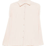 Camicia con orlo a smerlo in bianco Forte forte - donna 