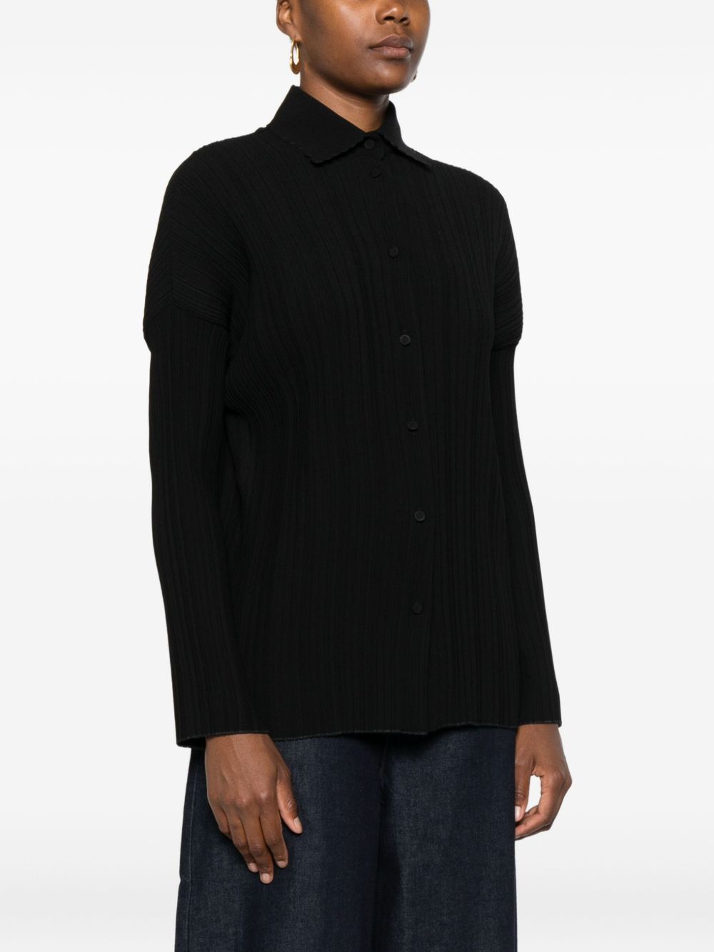 Camicia a maniche lunghe in nero Forte forte - donna 