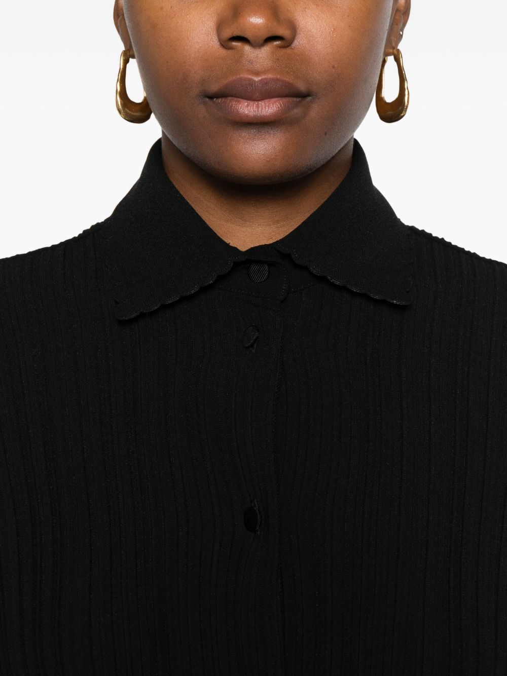 Camicia a maniche lunghe in nero Forte forte - donna 