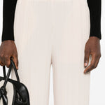 Pantaloni a gamba ampia in bianco Forte forte - donna 