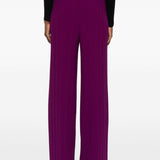 Pantaloni a gamba ampia in viola Forte forte - donna 