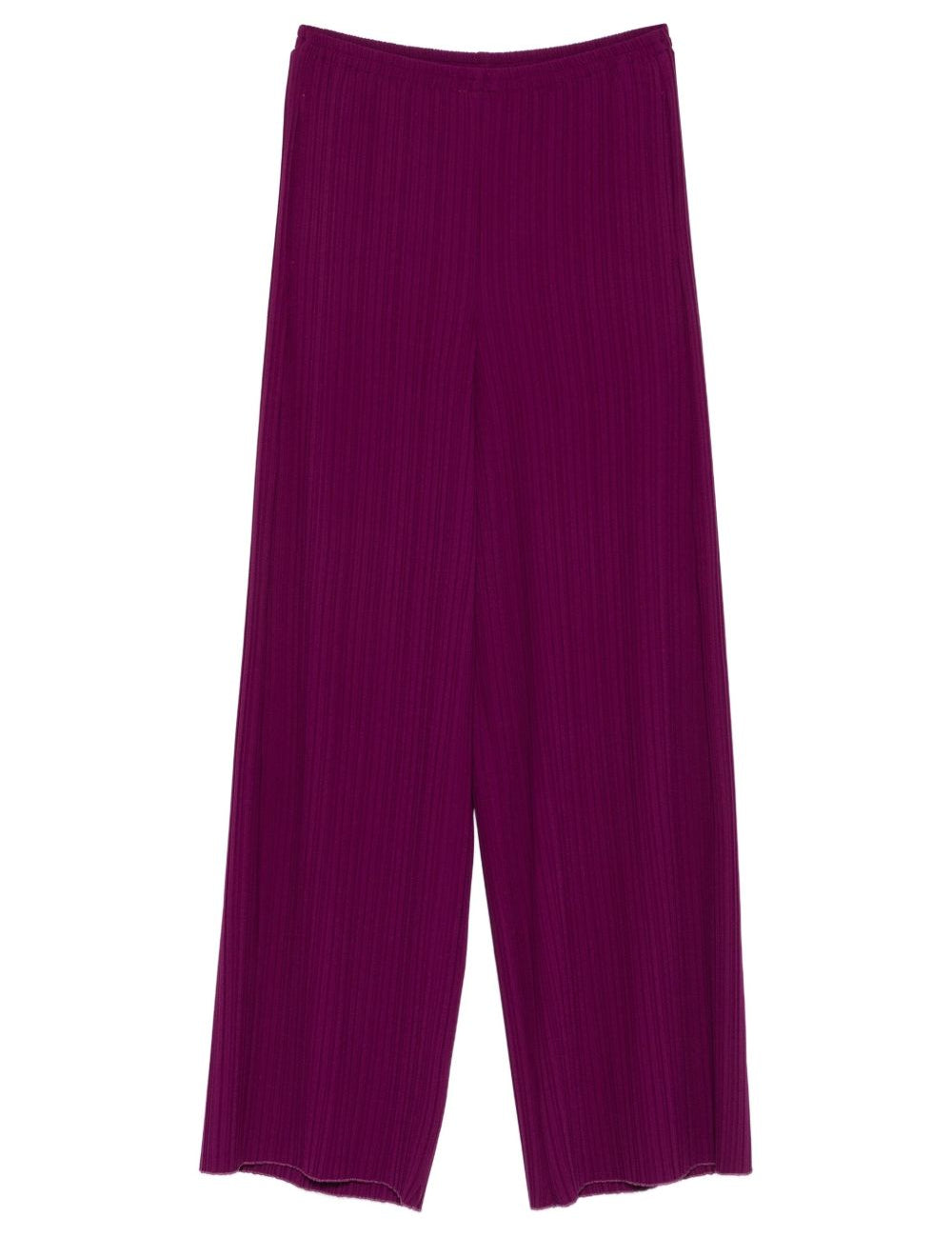 Pantaloni a gamba ampia in viola Forte forte - donna 