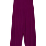 Pantaloni a gamba ampia in viola Forte forte - donna 