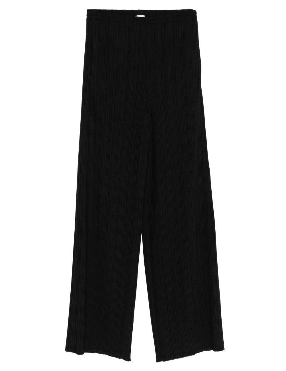 Pantaloni a gamba ampia in nero Forte forte - donna 