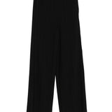 Pantaloni a gamba ampia in nero Forte forte - donna 