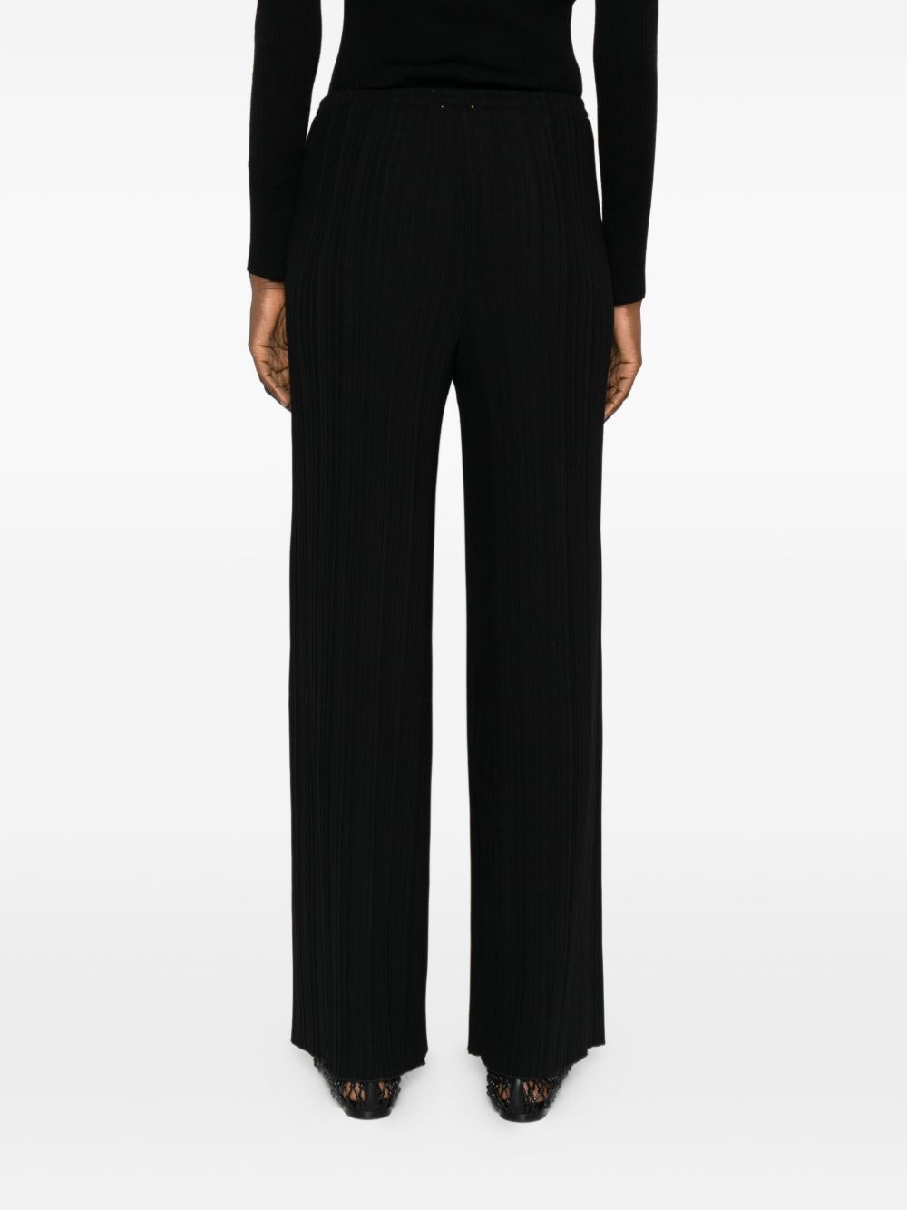 Pantaloni a gamba ampia in nero Forte forte - donna 