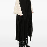 Gonna asimmetrica plissettata in nero Forte forte - donna 