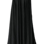 Gonna con trama a rilievo in nero Forte forte - donna 