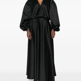 Gonna con trama a rilievo in nero Forte forte - donna 