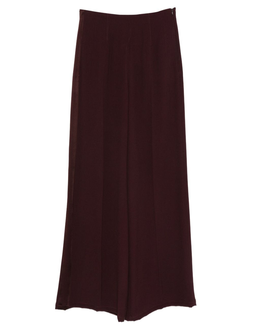 Pantaloni con inserti laterali in bordeaux Forte forte - donna 