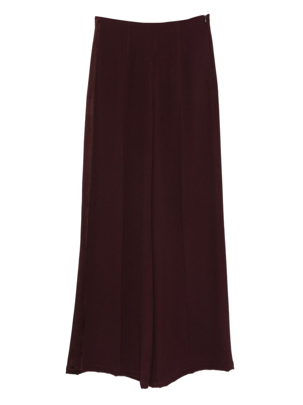Pantaloni con inserti laterali in bordeaux Forte forte - donna 