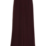 Pantaloni con inserti laterali in bordeaux Forte forte - donna 