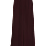 Pantaloni con inserti laterali in bordeaux Forte forte - donna 