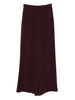 Pantaloni con inserti laterali in bordeaux Forte forte - donna