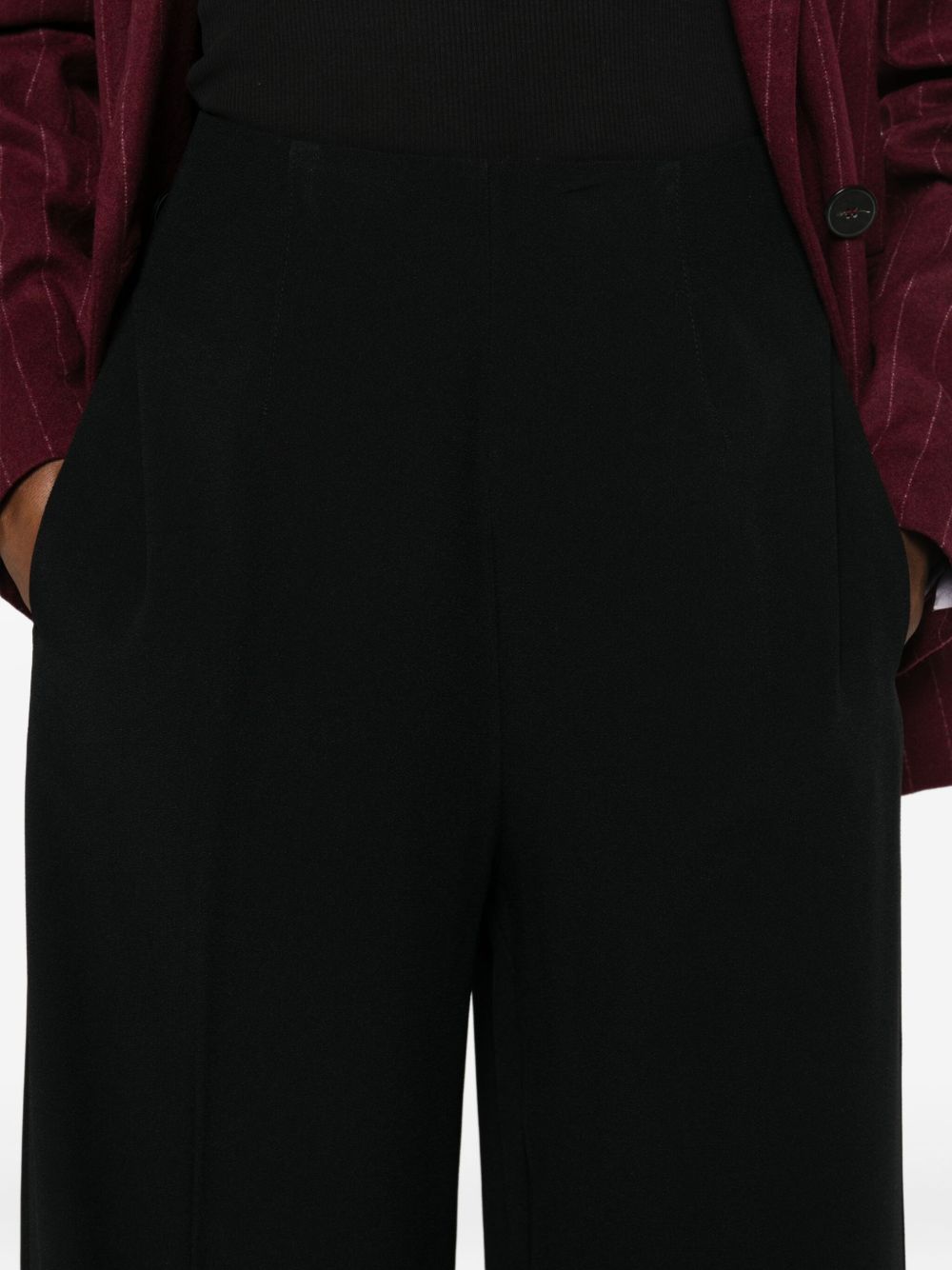 Pantaloni sartoriali in nero Forte forte - donna 