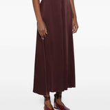 Gonna svasata con zip in marrone Forte forte - donna 