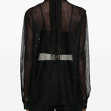 Camicia semi trasparente in nero Forte forte - donna 
