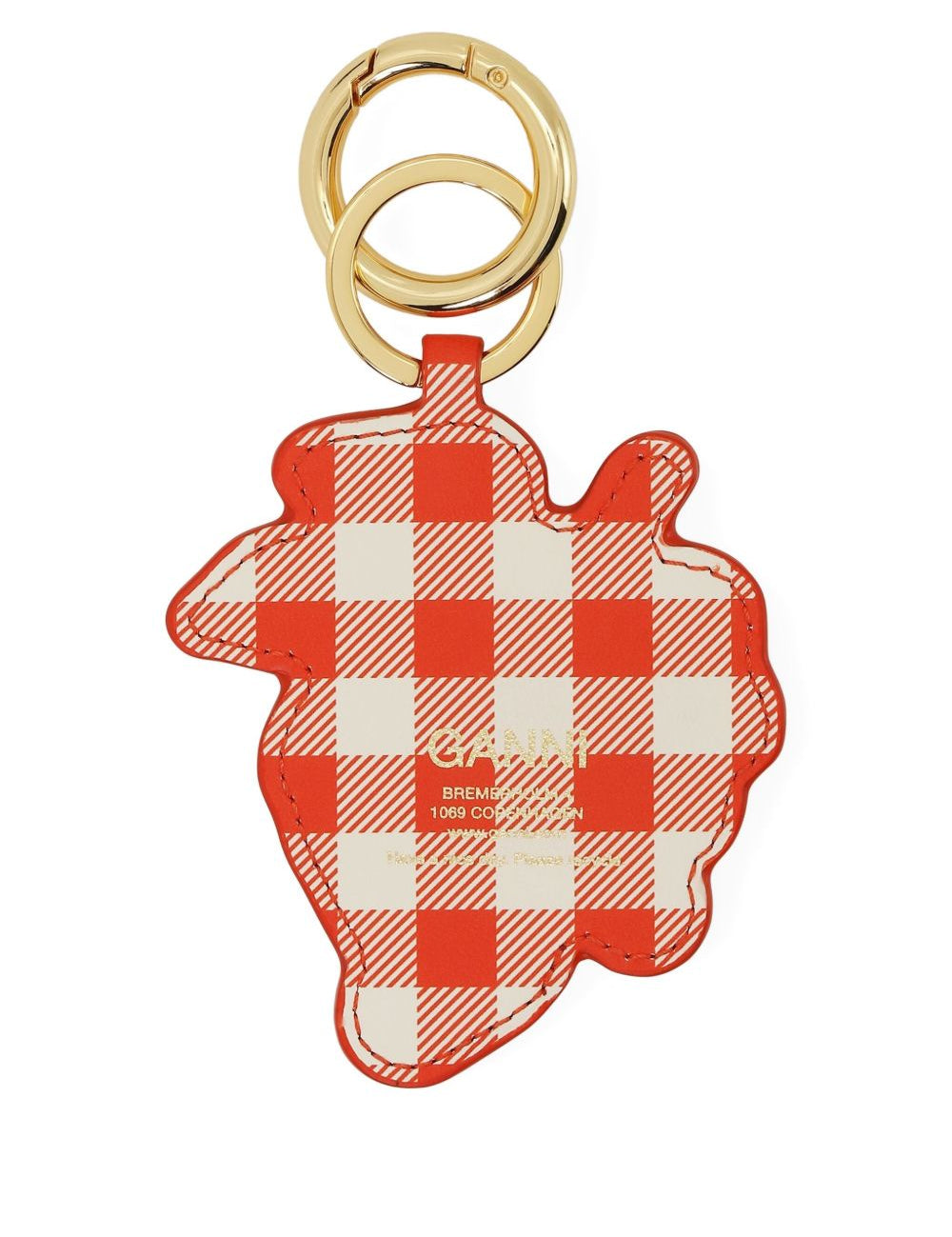 Portachiavi con logo in arancione Eleventy - uomo 